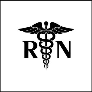 Registered Nurse Vinyl Decal