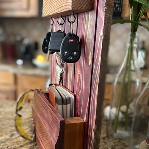 Rustic Country Farmhouse Letter and Key Rack - Etsy