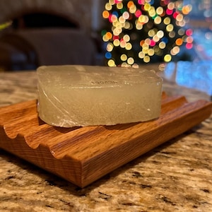 Solid Red Oak Washboard Soap Rack