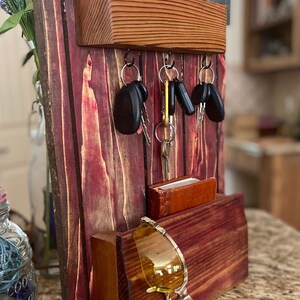 Rustic Country Farmhouse Letter and Key Rack - Etsy