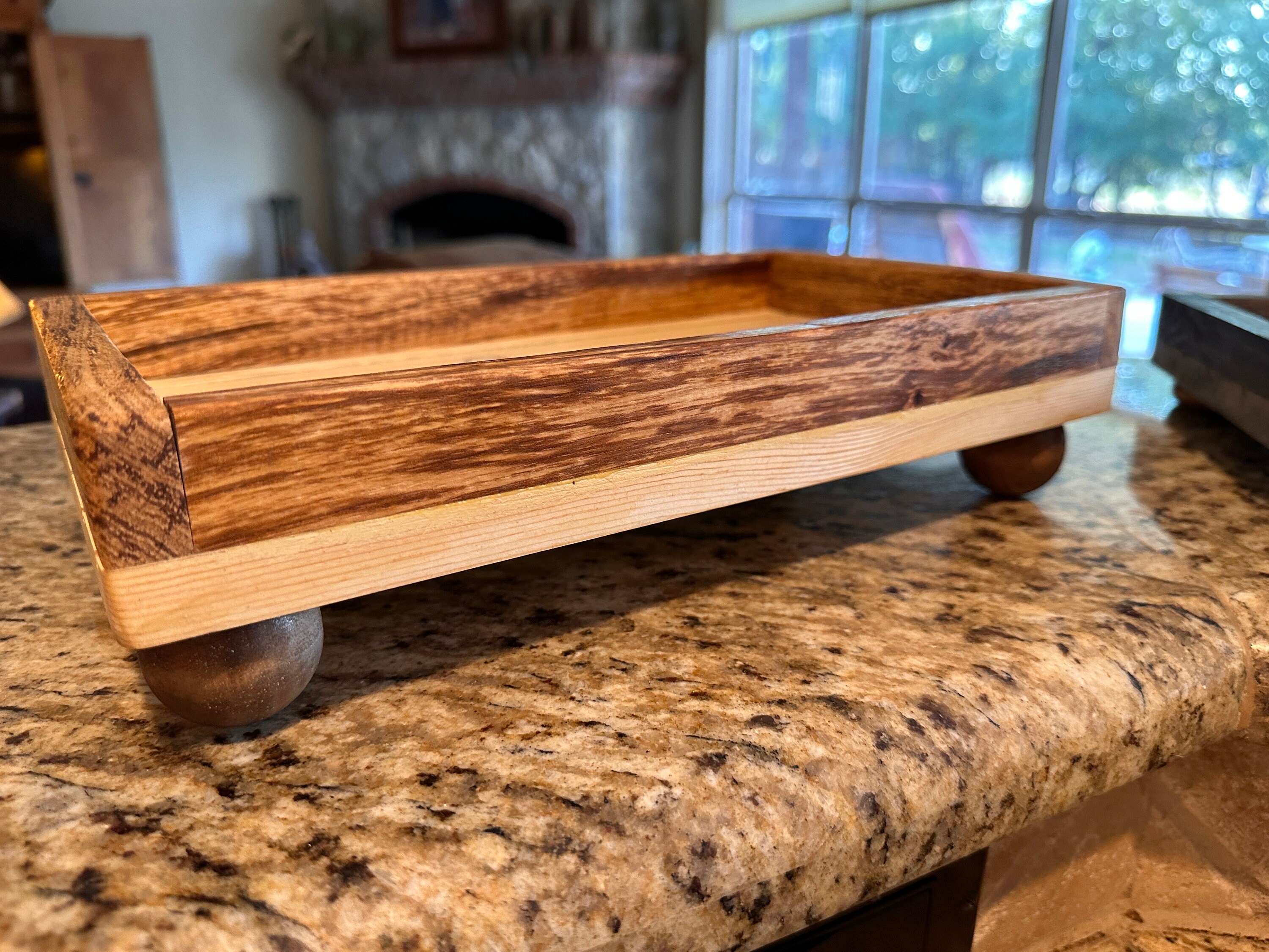 Rustic Farmhouse Riser Tray - Etsy