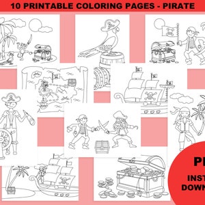 Coloriage pirate, coloriage à télécharger, coloriage enfants, anniversaire pirate, coloriage à imprimer, coloriage numérique enfant pirate