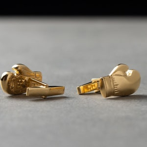 Gemelos de guante de boxeo - Gemelos personalizados - Gemelos de boda de novio - Regalo de padrinos - Regalo de boda - Regalo de padre - Regalo para él