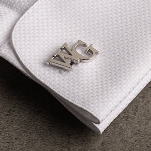 Gemelos personalizados - Gemelos de boda de novio - Regalo de padrinos de boda - Regalo de boda - Regalo de padre de la novia