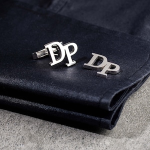 Customized Cufflinks - Groom Wedding Cufflinks - Groomsmen Gift