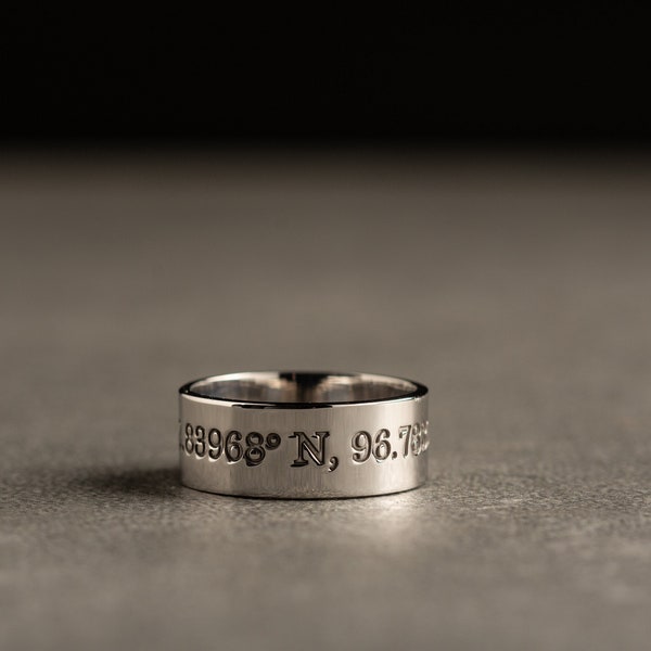 Mens Personalized Promise Ring - Etsy