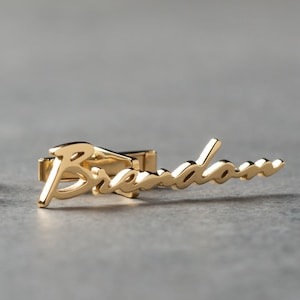 Personalized Name Cufflinks - Customized Cufflinks - Groom Wedding Cufflinks, Anniversary Gift for Him, Personalized Christmas Gifts For Men