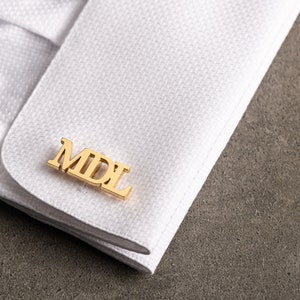 Personalized Name Cufflinks Customized Cufflinks Groom Wedding Cufflinks Groomsmen Gift Sterling Cufflinks Gold Cufflinks GOLD