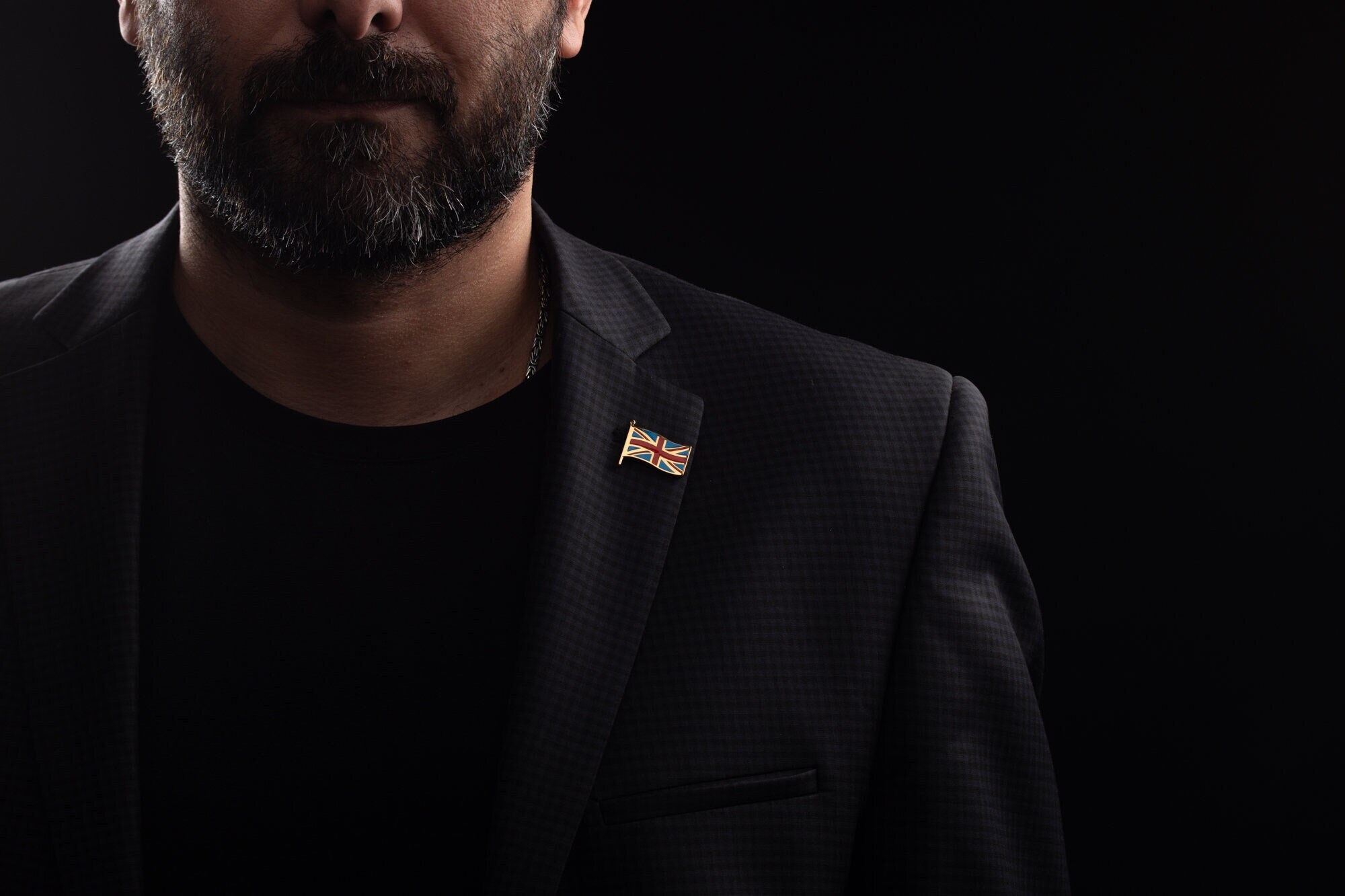 UK Flag LAPEL Pin - United Kingdom Flag Lapel - UK National Flag Brooch - Country Flag Badge - Christmas Gift for Him