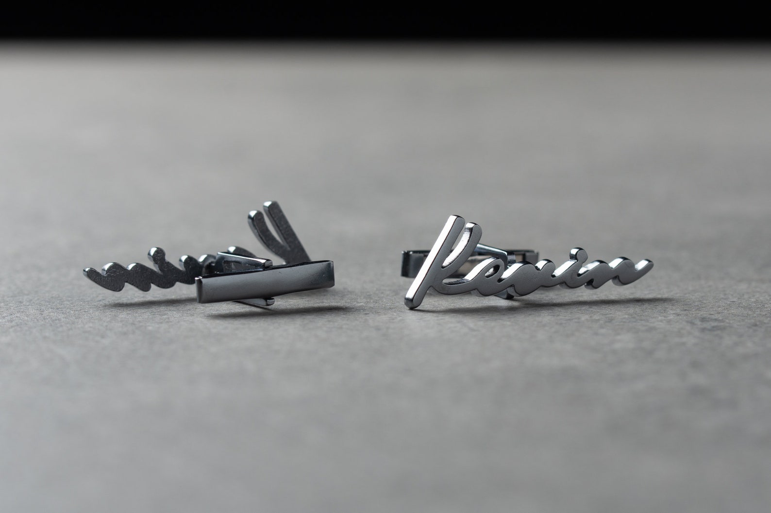 Personalized Name Cufflinks Customized Cufflinks Groom Etsy