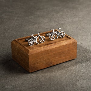 Gemelos ciclistas Gemelos para bicicletas Gemelos personalizados Gemelos para bodas para novios Regalo para novios imagen 4