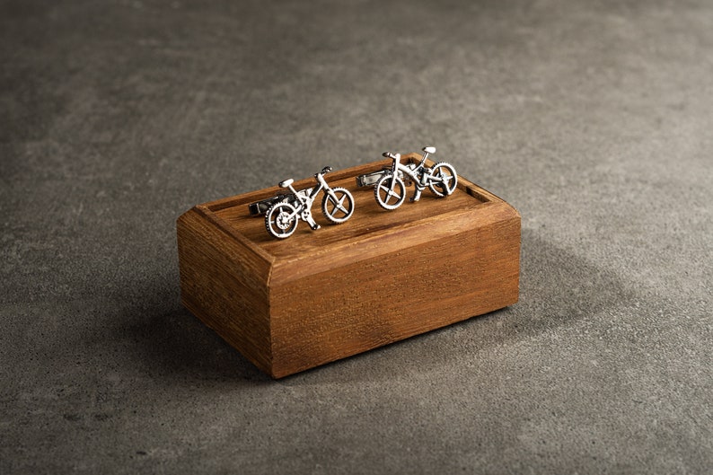 Gemelos ciclistas Gemelos para bicicletas Gemelos personalizados Gemelos para bodas para novios Regalo para novios imagen 4