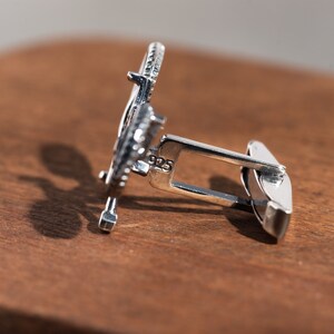 Cyclist Cufflinks Bike cufflink Customized Cufflinks Groom Wedding Cufflinks Groomsmen Gift image 5