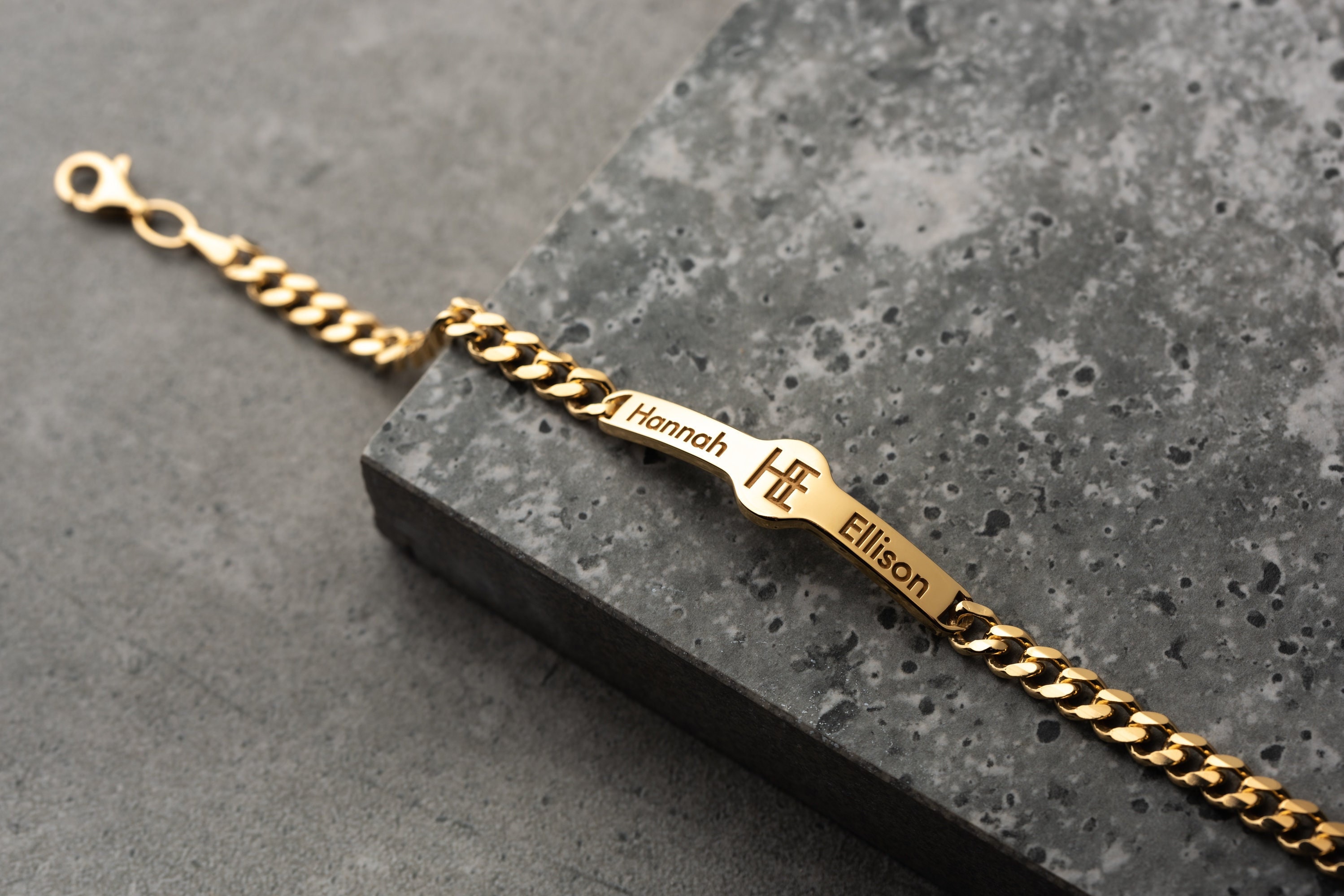 Bracciale Personalizzato In Argento Sterling Con Incisione Nome - Regalo Uomo E Donna, 4mm/5mm, Regolabile