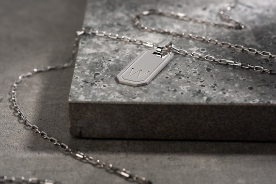 Buy Personalized Men s Necklace Custom Engraving Father s Day Gift