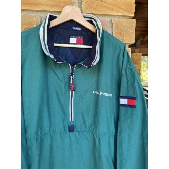 Vintage Tommy Hilfiger Half Zip Flag 