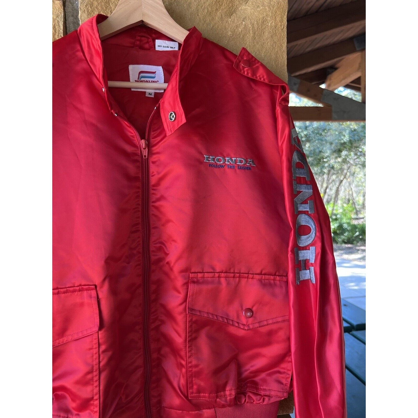 Vintage Honda Line Red Satin 