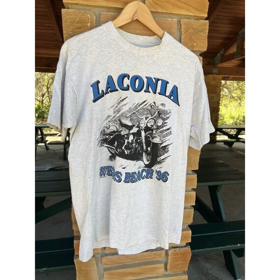 Vintage 1996 Laconia Weirs Beach Bike Week Double Sid… - Gem