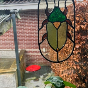 Stained Glass Insect, Stained Glass Beetle Pattern, Digital Download ...