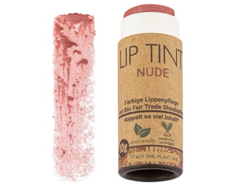 LIP TINT | nachhaltig | zero waste | vegan | tierversuchsfrei | palmölfrei | plastikfrei | umweltfreundlich | natürlich | Lippenstift