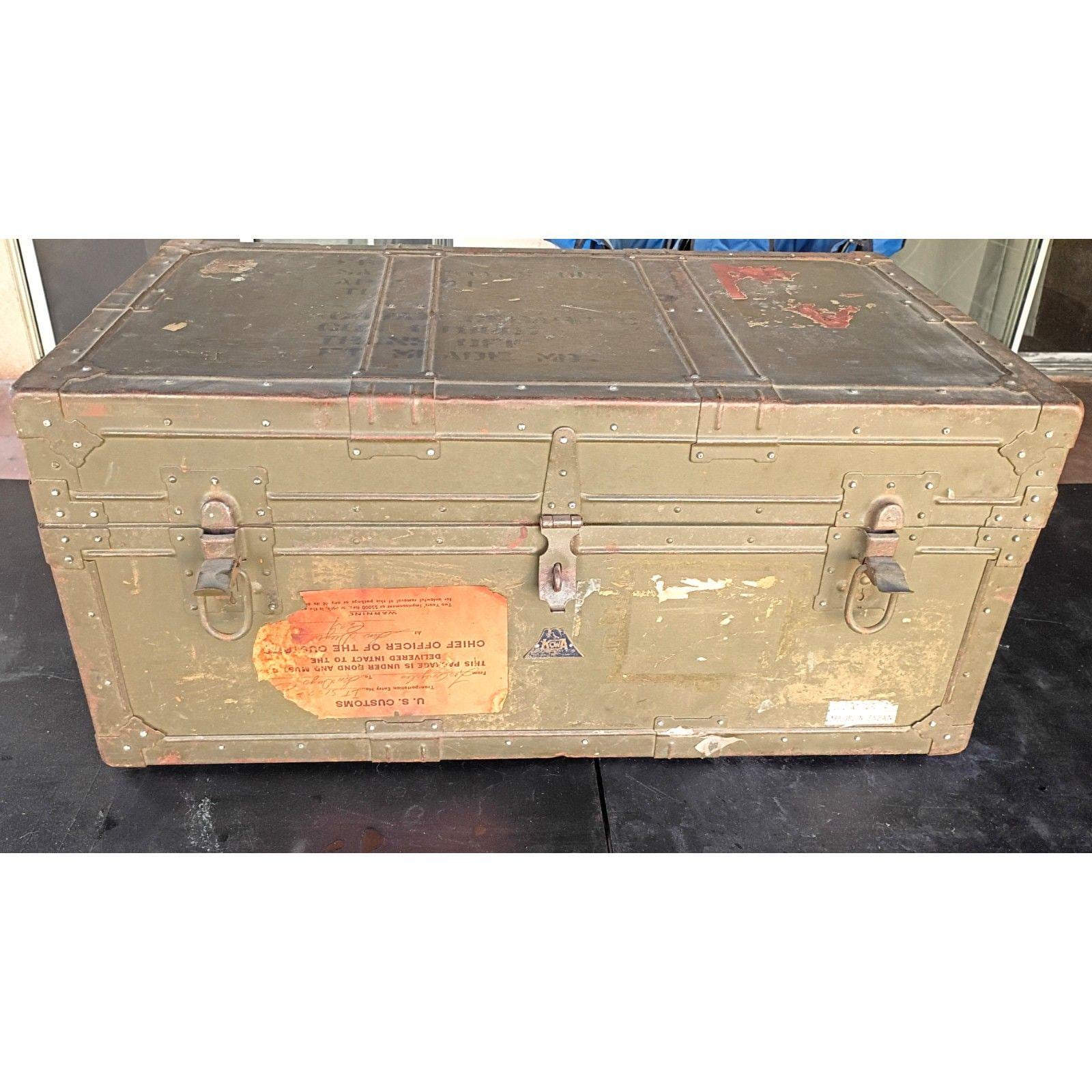 1940s Military Trunk - Etsy