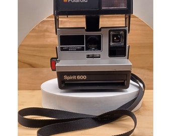 Vintage Polaroid Spirit 600 Grey Silver Instant Film Camera UNTESTED