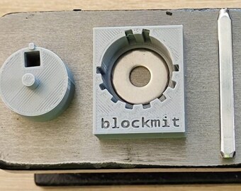 Gabarit d'estampage pour rondelles Blockmit - Outil de sécurité Bitcoin