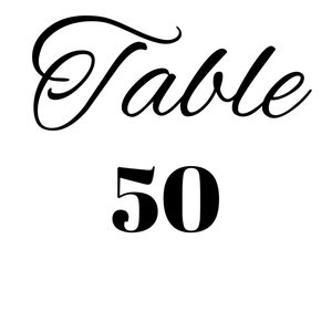 Table Sign, Wedding Table Sign, Event Table Sign, Elegant Sign, Upscale ...