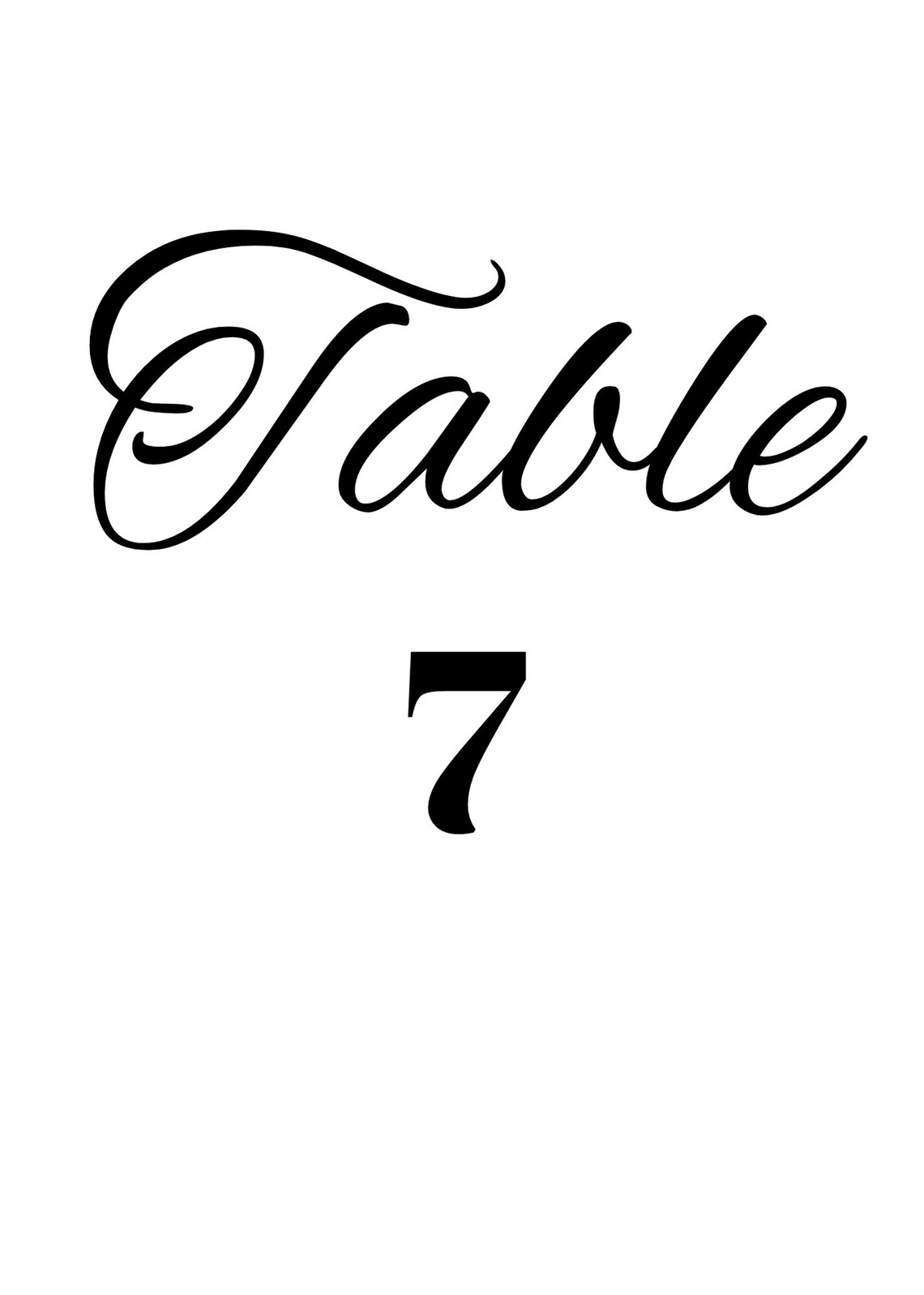 Table Sign, Wedding Table Sign, Event Table Sign, Elegant Sign, Upscale ...