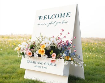 Welcome Sign with Flower Box - Build Plans - PDF