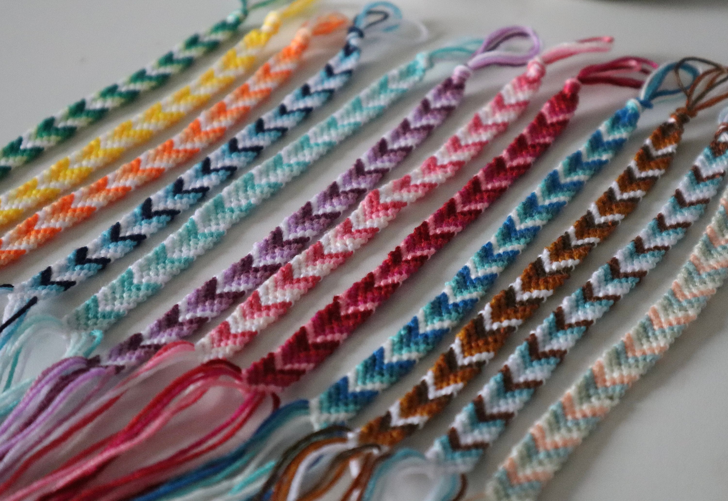 KIT Micro Macrame Rainbow Bracelet Pride Bracelet Friendship Bracelet Key  Worker Bracelet Materials 