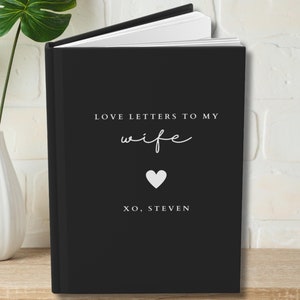 Cartas de amor para mi esposa Diario Regalo personalizado para esposa de esposo Futura esposa Regalos para el día de la boda Regalo de compromiso para prometido Regalos de aniversario