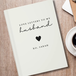 Cartas de amor para mi esposo Diario Regalo para el esposo de la esposa Futuro esposo Regalos para el día de la boda Regalo de compromiso para el prometido Regalos de aniversario