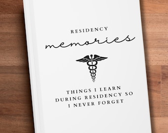 Zukünftiger Doktor Journal Geschenk für Match Day Residency Geschenke Weißer Mantel Zeremonie Match Day Geschenk für Doktor Arzt Assistent PA Zahnarzt Geschenk