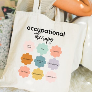 Occupational Therapy Tote Bag Pediatric Occupational Therapist Gifts OT Assistant Bag Occupational Therapy Graduation OT Thank you Gift