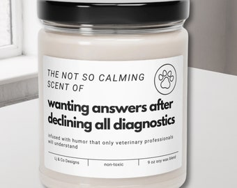 Grappige dierenarts kaars veterinaire geschenken DVM doctor in de diergeneeskunde graduatiegift voor dierenarts Tech Week dierenarts dank u toekomstige dierenarts RVT