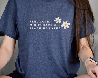 Lustige Autoimmunkrankheit Shirt, Chronische Krankheit Bekleidung Spoonie Shirt für Frauen mit Behinderung, RA, Fibromyalgie, seltene Krankheit, Lupus, POTS