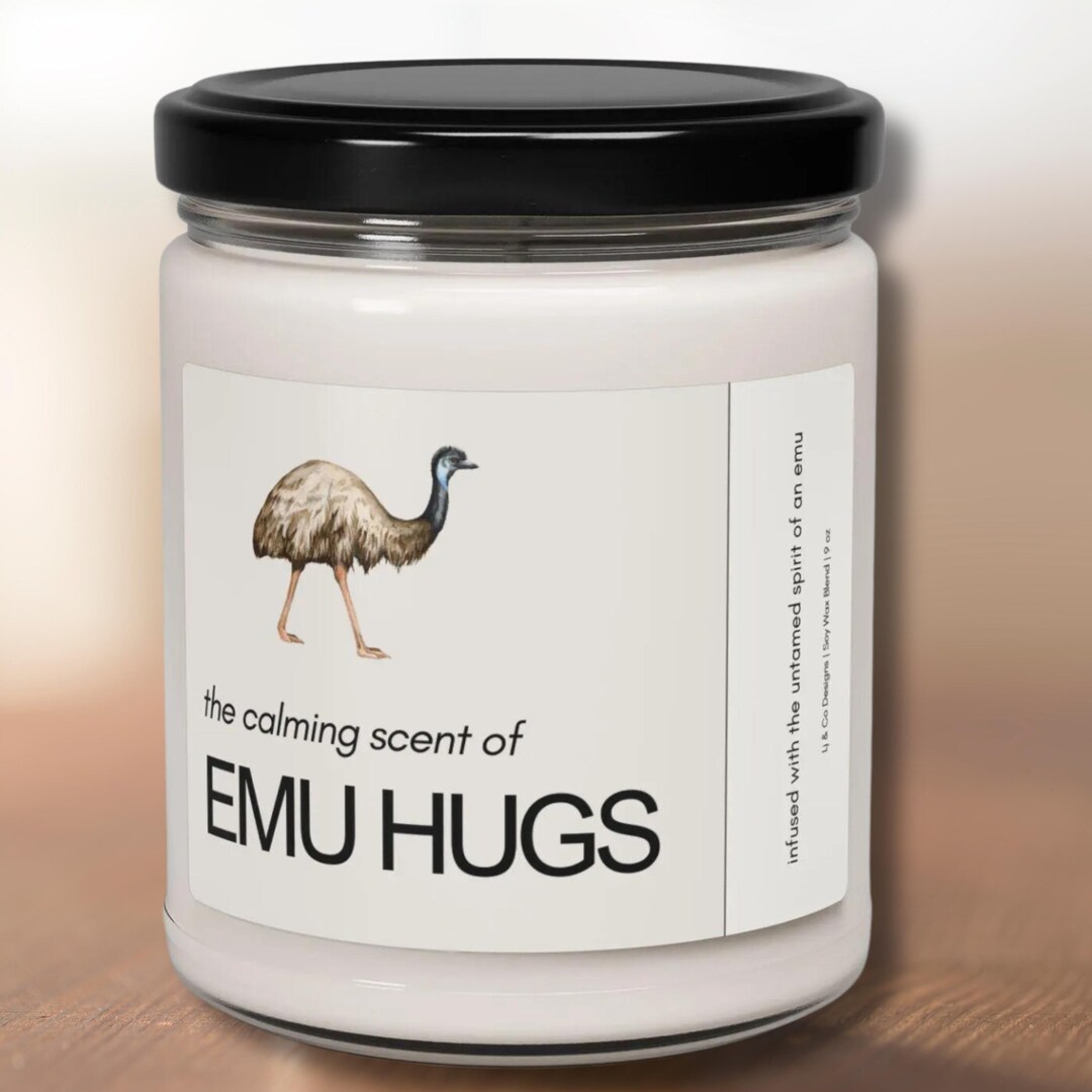 Funny Emu Candle Gift for Emu Lover Emu Gifts Animal Lover Gift ...