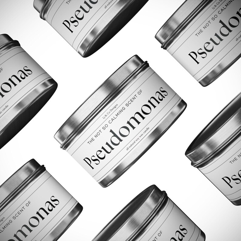 Funny Nurse Gift Pseudomonas Candle Funny Veterinary Candle Gift for Vet Doctor Nurse Preceptor Funny Health Care Gift Microbiology Gag Gift image 5