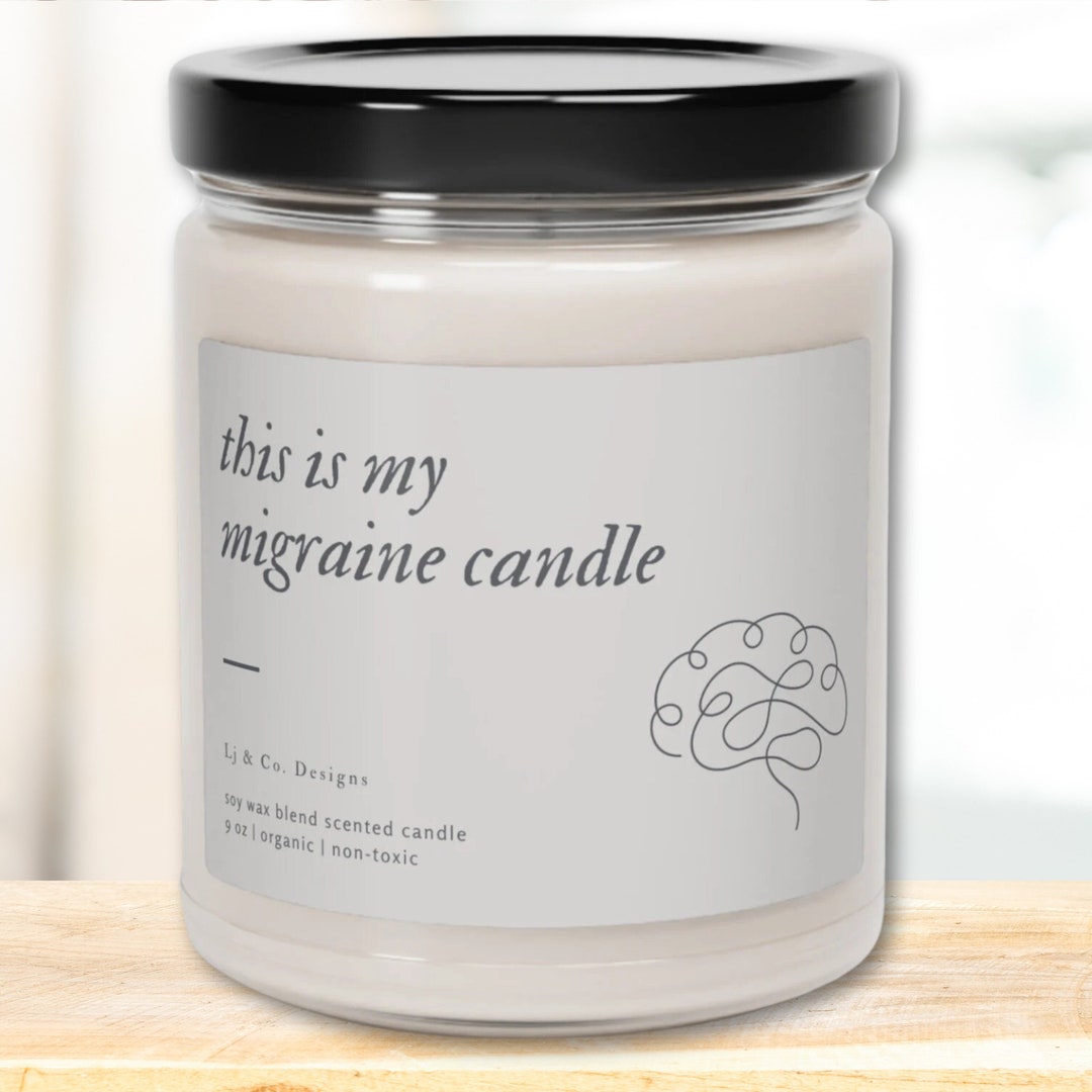 Funny Migraine Candle Gift Headache Gifts for Her Migraine Awareness