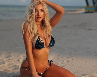 Handmade Sequin Bikini Set – Luxury Fit, Premium Quality. Perfect Christmas gift for her!