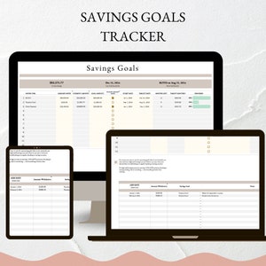 Jährliches Budget-Dashboard Google Sheets Budget Vorlage Automatisiertes persönliches Budget-Dashboard Haushalts-Schulden-Ersparnis-Tracker Bild 6