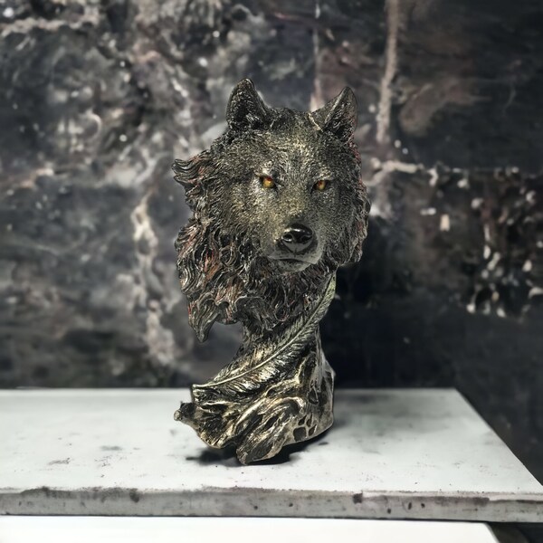 Wolf Sculpture Etsy