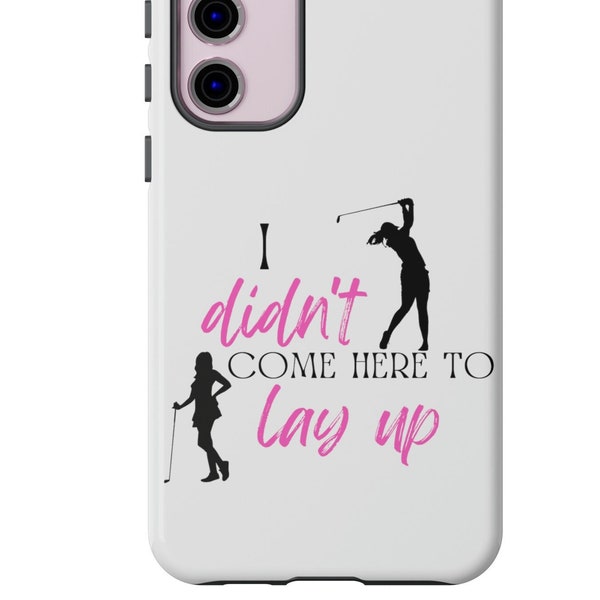 Cell phone case, Funny, Sarcastic, Smack talk, Golf lover, for her, Samsung, I-Phone, Google Pixel, Durable, Protective Tough Case