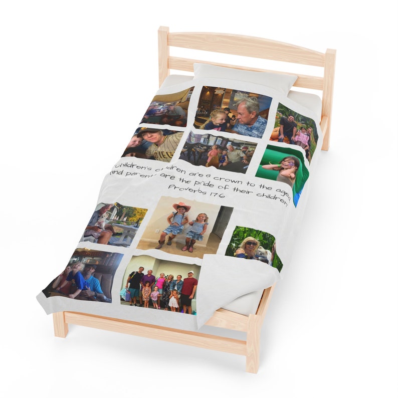 Personalized Blanket, DESIGN YOUR OWN Cozy Christmas Blanket