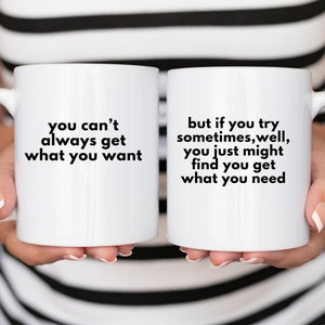 Coffee mug New home gift gift for homeowner housewarming gift mother&#39;s day  song lyrics music lover coffee lover