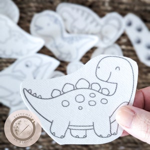 Stick & Stitch Embroidery Kit Dinosaur