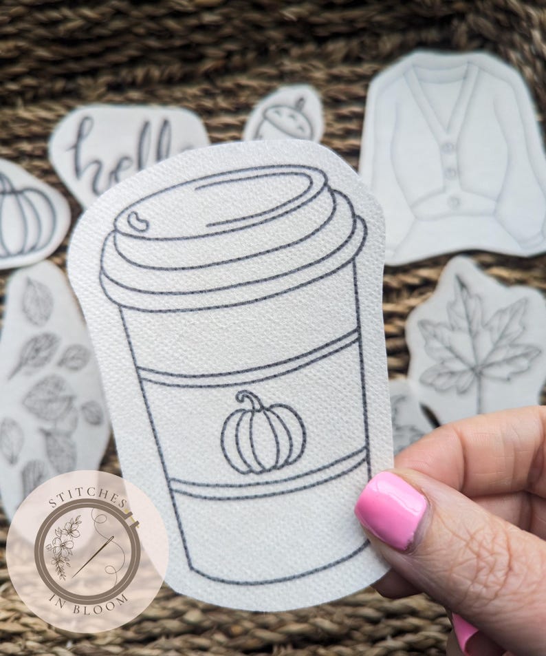 Printable PDF Stick & Stitch Pattern Cozy Fall - Etsy