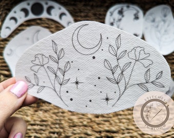 Stick & Stitch Embroidery Kit Moon Magic