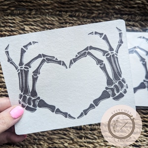 Zestaw do haftu Stick & Stitch „Szkieletowa miłość”